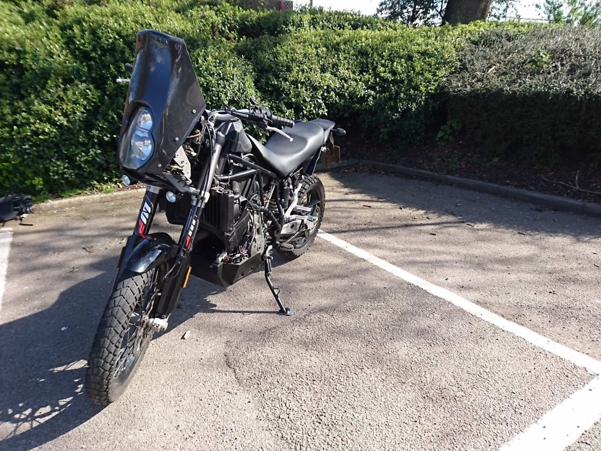 950 adventure with aux tank