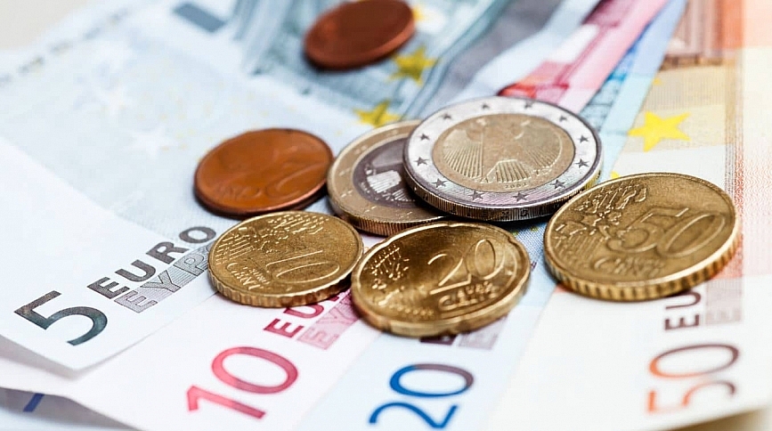 a pile of euros