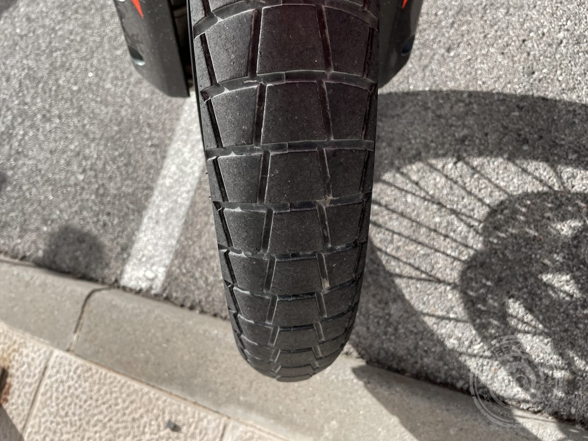 Bridgestone AT41 tire review 4 Bridgestone AT41 front tire after 6,000 miles