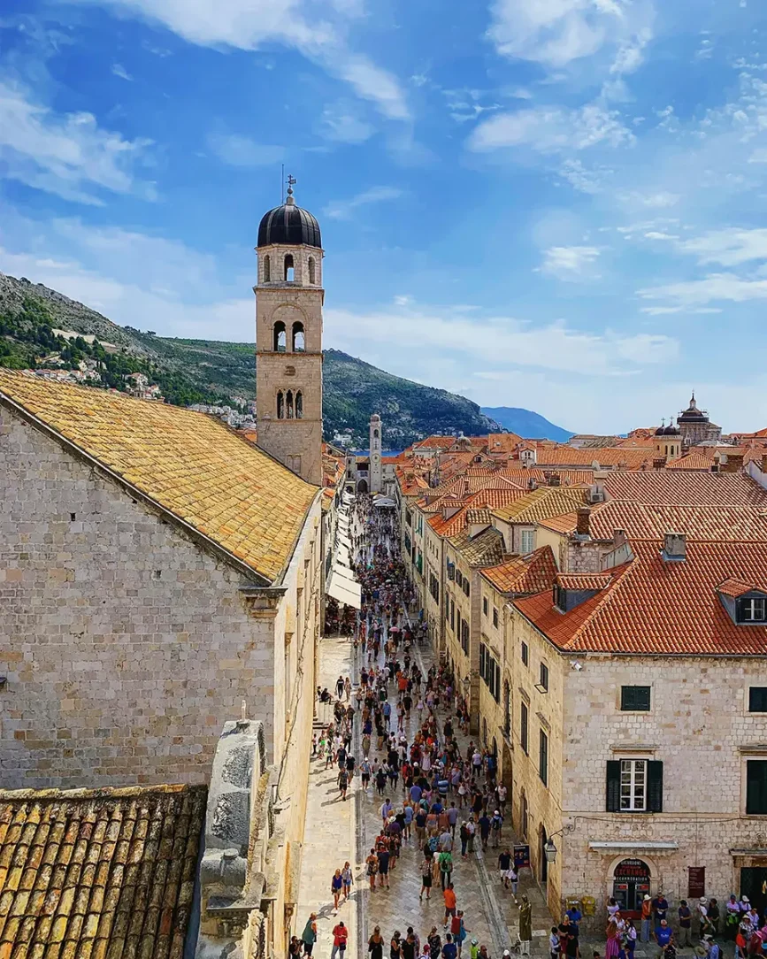 street scene dubrovnik