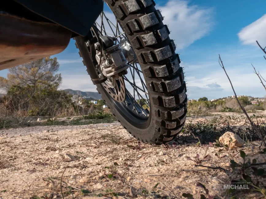shinko-e804-front-tire on beta alp x
