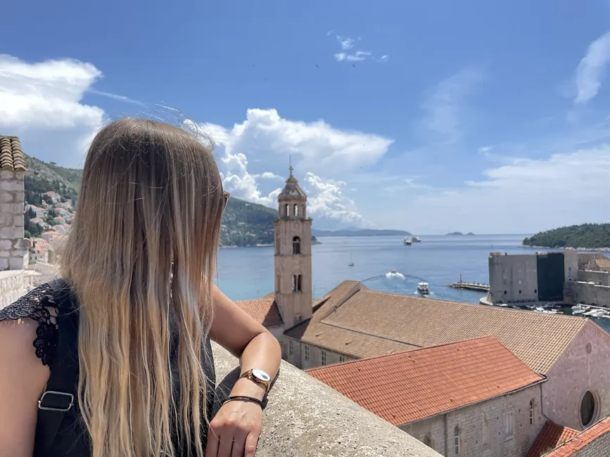 Dubrovnik walls view